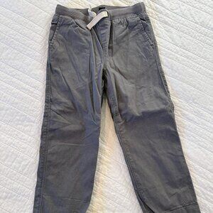 Grey Lands End boys lined pants size 5-6 M